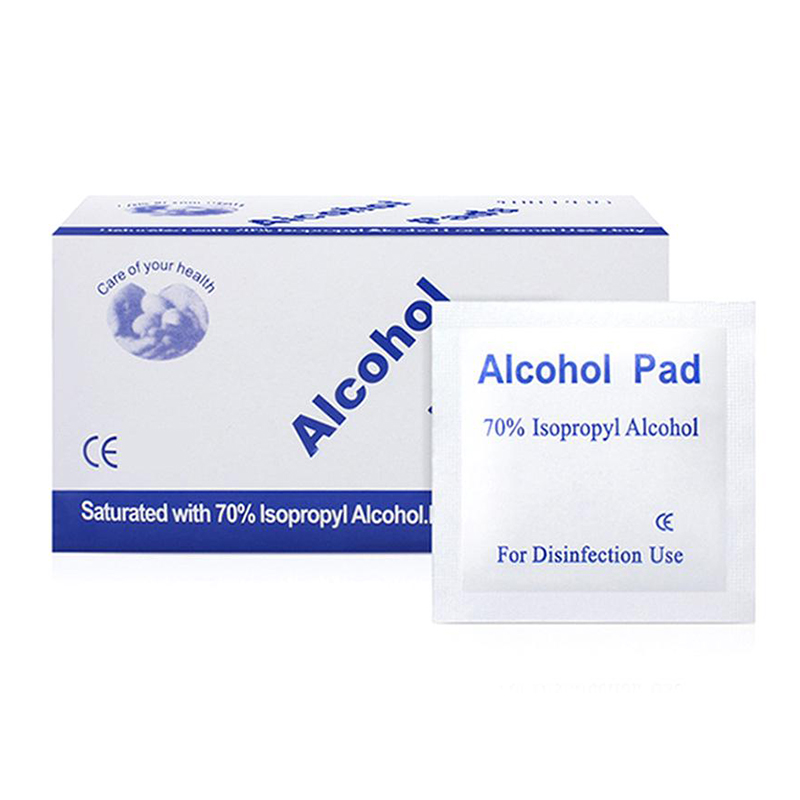 Cheap Price Sterile Alcohol Prep Pads 100 Pack Kills 99.9% of Germs